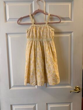 Vintage Gymboree Girls Yellow Floral Sundress